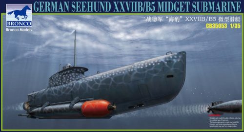 Bronco German Seehund XXVII B/B5 Midget Submarine (2in1) 1:35 (CB35053)