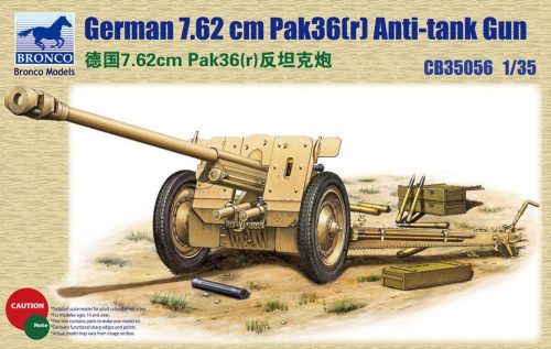 Bronco German 78.2mm Pak36(r)Anti-Tank Gun 1:35 (CB35056)