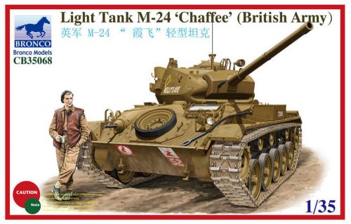 Bronco US Light Tank M-24 Chaffee British Version 1:35 (CB35068)