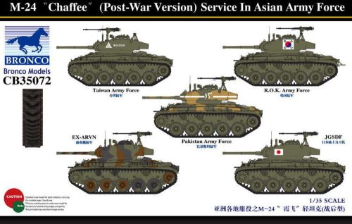 Bronco M-24 Chaffee(Post-War Version) Service In Asia Army force 1:35 (CB35072)