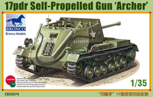 Bronco 17pdr Self-Propelled Gun Archer 1:35 (CB35074)