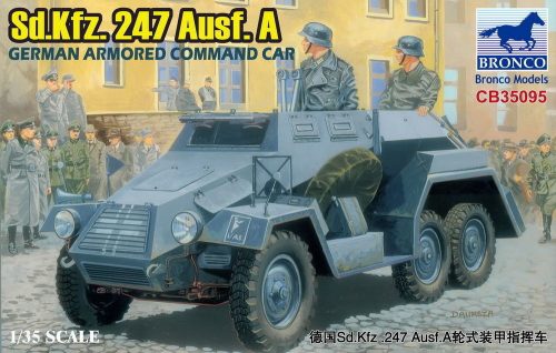 Bronco Sd.Kfz.247 Ausf.A.German Armored Command Car 1:35 (CB35095)