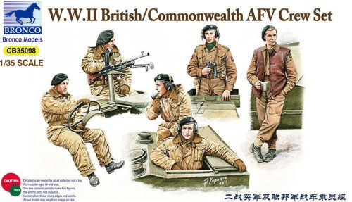 Bronco British/Commonwealth AFV Crew set 1:35 (CB35098)