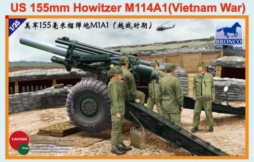 Bronco US 155mm Howitzer M114A1 (Vietnam War) 1:35 (CB35102)