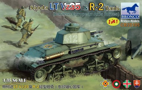Bronco Skoda LT Vz35 & R-2 Tank 2in1 (Eastern European Axis Forces) 1:35 (CB35105)