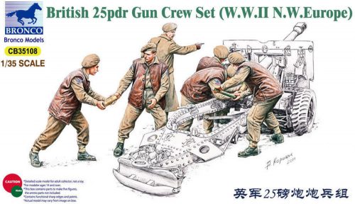 Bronco 25pdr Gun Crew Set 1:35 (CB35108)