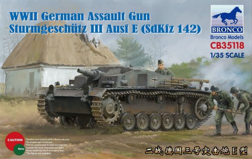 Bronco WWII German Assault Gun Sturmgeschütz III Ausf E (SdKfz 142) 1:35 (CB35118)