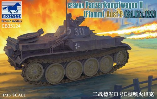 Bronco German Panzerkampfwagen II Flamm Ausf. E (Sd.Kfz. 122) 1:35 (CB35124)