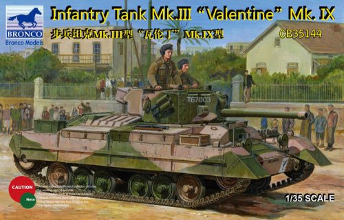 Bronco Infantry Tank Mk.III Valentine Mk.IX 1:35 (CB35144)