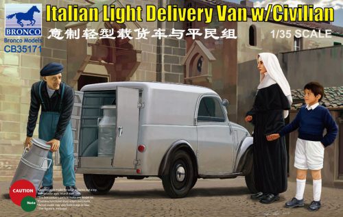 Bronco Italian Delivery Van w/civilian 1:35 (CB35171)