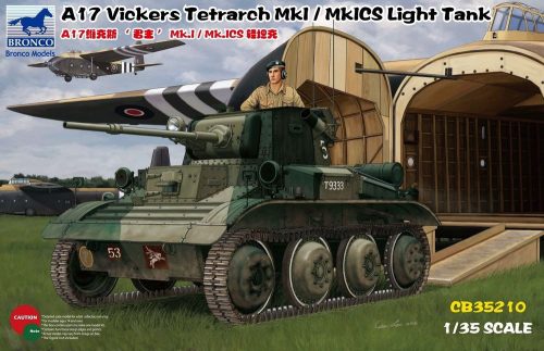 Bronco A17 Vickers Tetrarch MkI/MkICS LightTank 1:35 (CB35210)