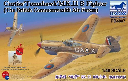 Bronco CurtissTomahawk'MK.II B Fighter The British Commonwealth Air Forces) 1:48 (FB4007)