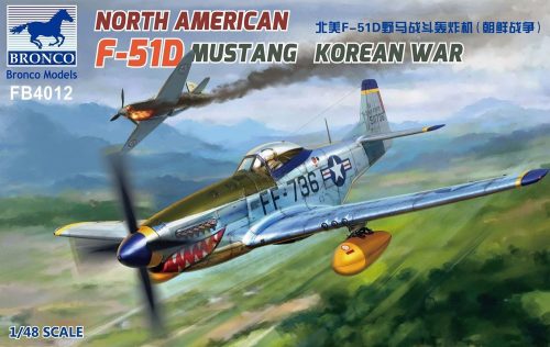 Bronco North American F-51D Mustang Korean War 1:48 (FB4012)