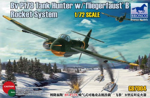 Bronco BV P178 Tank Hunter w/Fliegerfaust'B Rocket System 1:72 (GB7004)