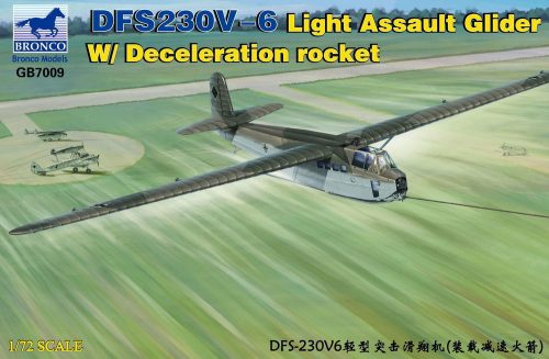 Bronco DFS230V-6 Light Assault Glider W/Decele- -ration rocket 1:72 (GB7009)