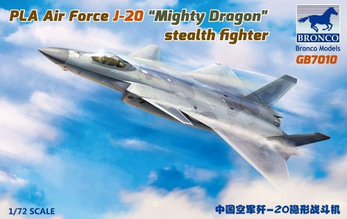 Bronco PLA Air Force J-20 Mighty Dragon stealth fighter 1:72 (GB7010)