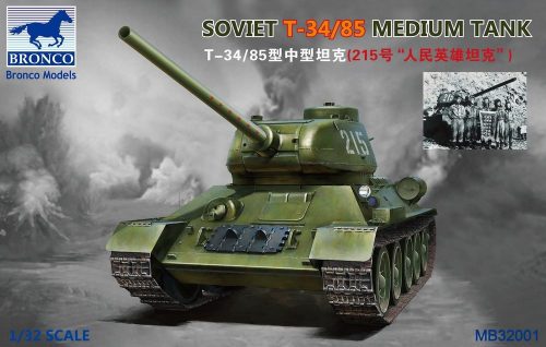 Bronco Soviet  T-34/85 Medium Tank 1:32 (MB32001)