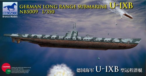 Bronco German Long Range Submarine Type U-IX B 1:350 (NB5009)