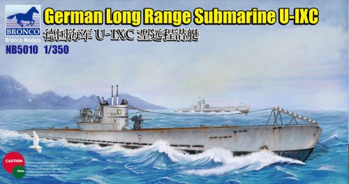 Bronco German Long Range Submarine Type U-IXC 1:350 (NB5010)