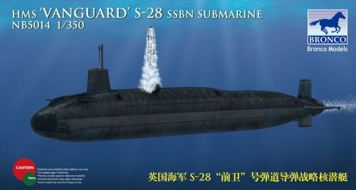 Bronco HMS-28'Vanguard'SSBN Submarine 1:350 (NB5014)