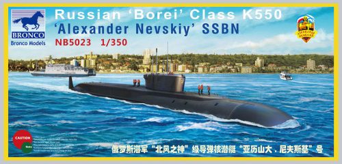 Bronco Russian Borei Class K-550 Alexander Nevsk 1:350 (NB5023)