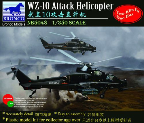 Bronco WZ-10 Attack Helicopte 1:350 (NB5048)