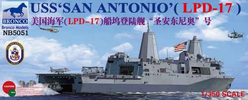 Bronco USS San Antonio (LPD-17) 1:350 (NB5051)