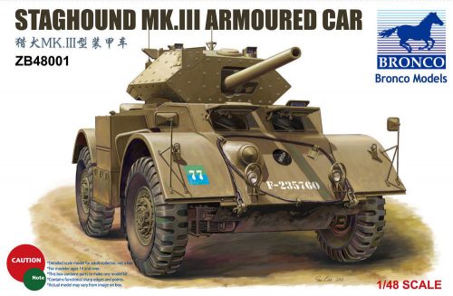 Bronco Staghound Mk.III Armoured Car 1:48 (ZB48001)