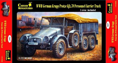 Caesar Miniatures WWII Germ. Krupp Pr. Kfz.70 Pers.C.Truck 1:72 (7207)