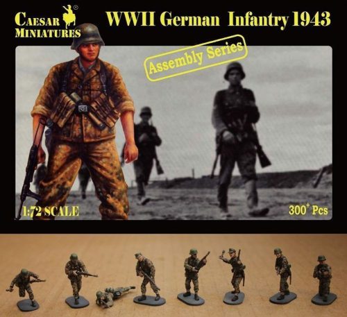Caesar Miniatures German Infantry 1943 1:72 (CM7711)