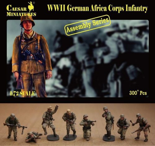 Caesar Miniatures German Africa Corps Infantry 1:72 (CM7713)