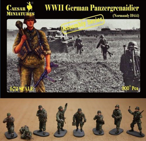 Caesar Miniatures German Panzergrenaidier(Normandy 1944) 1:72 (CM7716)