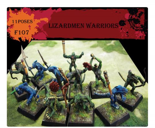 Caesar Miniatures Lizardmen Warriors 1:72 (F107)
