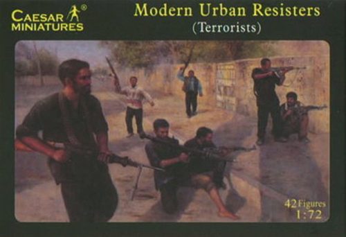 Caesar Miniatures Modern Urban Resisters (Terrorists) 1:72 (H031)