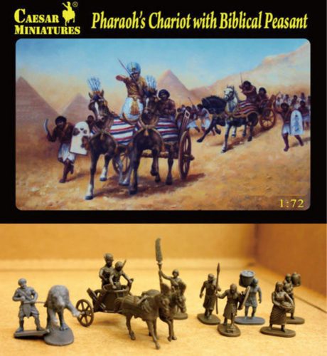 Caesar Miniatures Pharaoh's Chariot with Biblical Peasant 1:72 (H042)