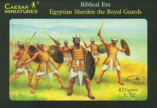 Caesar Miniatures Egyptian Sherden the Royal Guard 1:72 (H050)