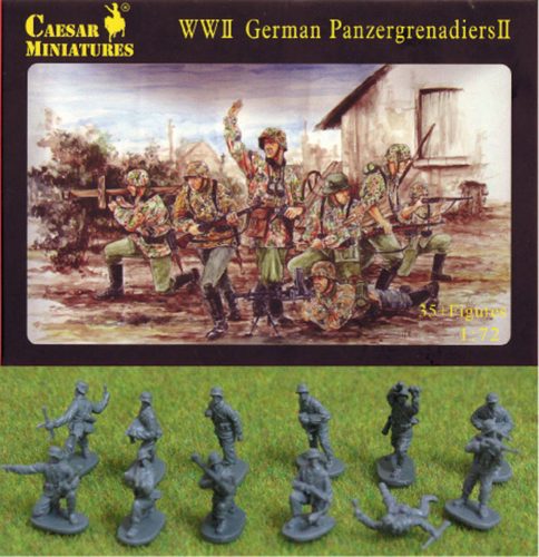 Caesar Miniatures WWII German Panzergrenadiers 1:72 (H053)