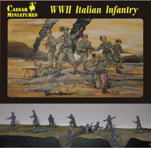 Caesar Miniatures WWII Italian Infantry 1:72 (H072)