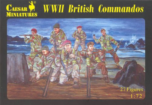 Caesar Miniatures WWII British Commandos 1:72 (H073)