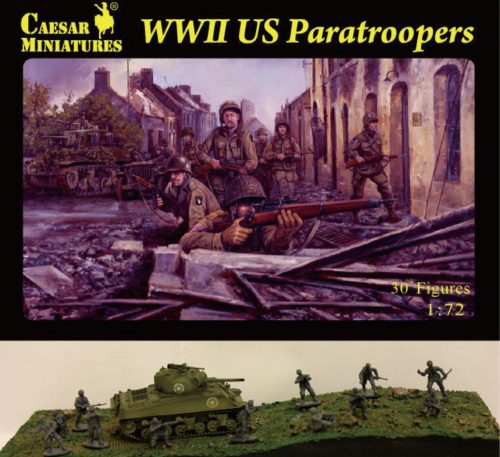 Caesar Miniatures WWII US Paratroopers 1:72 (H076)