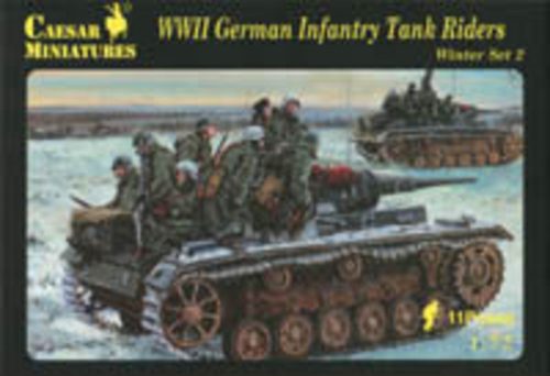 Caesar Miniatures WWII German Infantry Tank Riders 1:72 (H079)