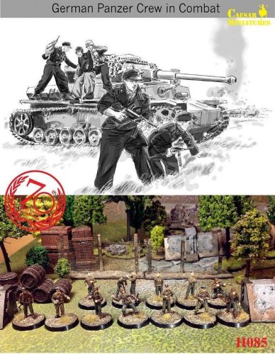 Caesar Miniatures WWII German Panzer Unit in Combat 1:72 (H085)