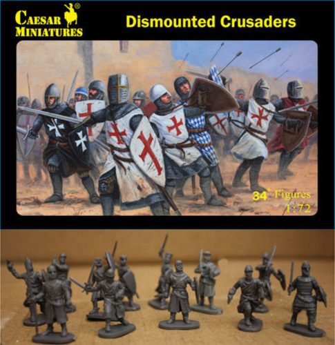 Caesar Miniatures Dismounted Crusaders 1:72 (H086)