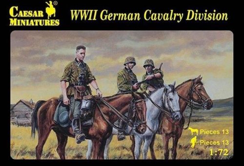 Caesar Miniatures WWII German Cavalry Division 1:72 (H092)