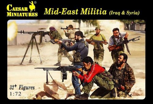 Caesar Miniatures Mid-East Militia (Iraq & Syria) 1:72 (H101)