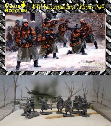 Caesar Miniatures WWII Panzergeradiers, Western Front '44 1:72 (HB02)