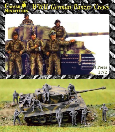 Caesar Miniatures WWII German Panzer Crews 1:72 (HB03)