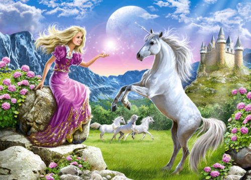 Castorland My Friend Unicorn,Puzzle 180 db-os (B-018024)