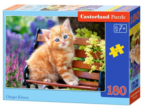 Castorland Ginger Kitten, Puzzle 180 db-os (B-018178)