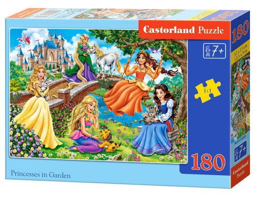 Castorland Princesses in Garden, Puzzle 180 db-os (B-018383)